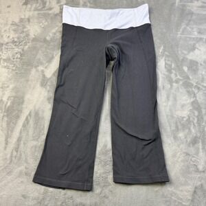Lululemon Pants Womens 8 Cropped Y2K Groove Flare Yoga Athletic Activewear Gym